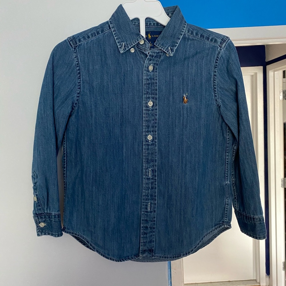 Unisex Ralph Lauren denim shirt